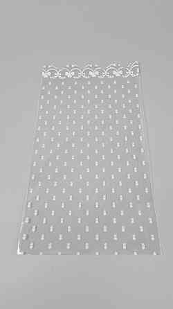 Пакет с рисунком для упаковки подарков   (15*30) №380(1) (ажурный) 