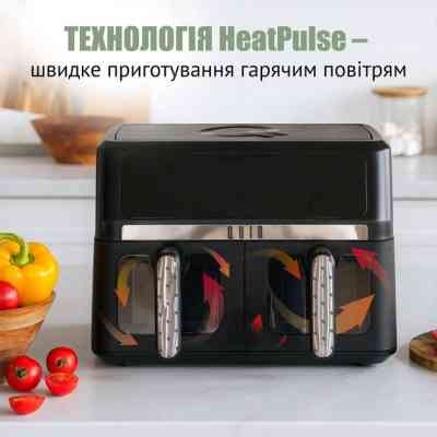 Мультипечь QUIN Air Fryer Dual Zone (YJ-1102AV) Винница