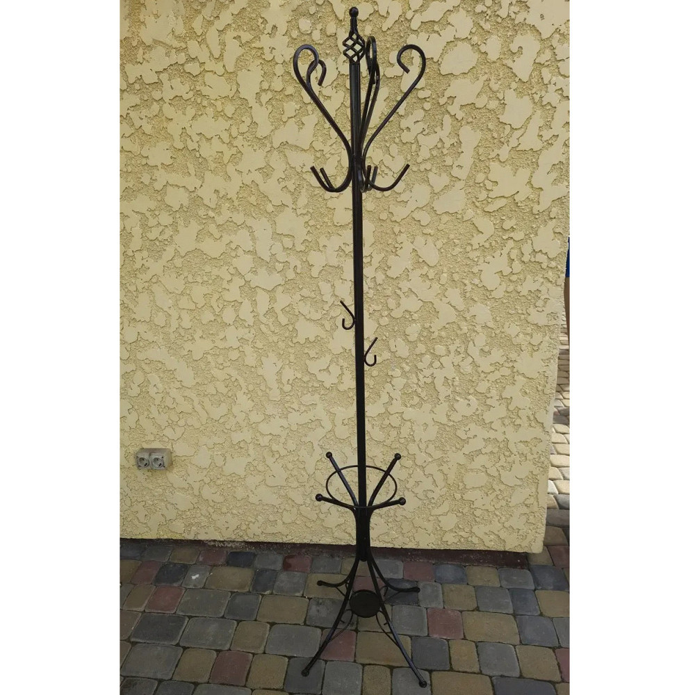 Кована вішалка стійка підлогова для одягу M-083 для одягу Б3914 Чорний Київ - фото 1