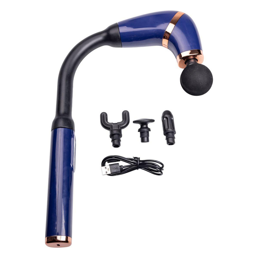 Ручний акумуляторний масажер синій HP-11-11BL Київ - фото 7