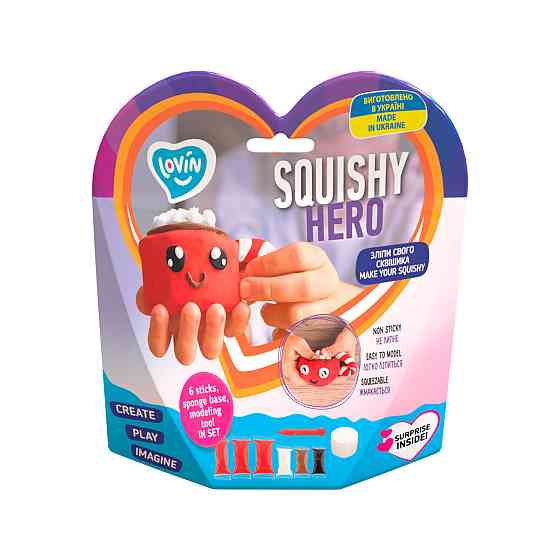 Squishy CupCao ТМ Lovin  Набір для ліплення з повітряним пластиліном, шт Київ