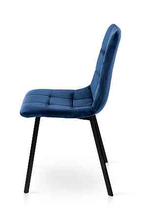 Стілець Ментос чорний/ велюр синій Киев