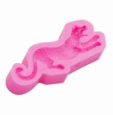 Молд силиконовый Гепард 84 на 30 мм розовый Киев