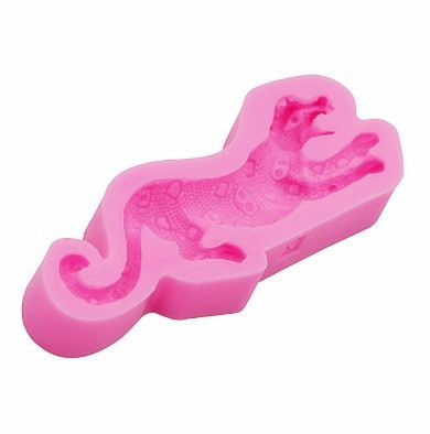 Молд силиконовый Гепард 84 на 30 мм розовый Киев - изображение 3