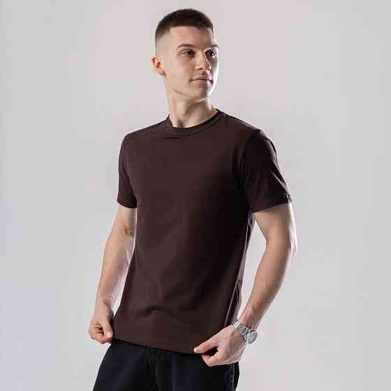 Чоловіча футболка бавовняна Pobedov Peremoga шоколадна Київ