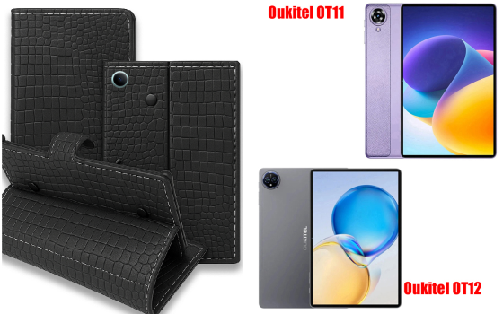 Книжка-трансформер для планшета Oukitel OT9, колір Black Krokodil Black Київ
