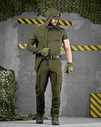 Летний тактический костюм 8в1 TIRAN  олива ДЛ6515 Одесса