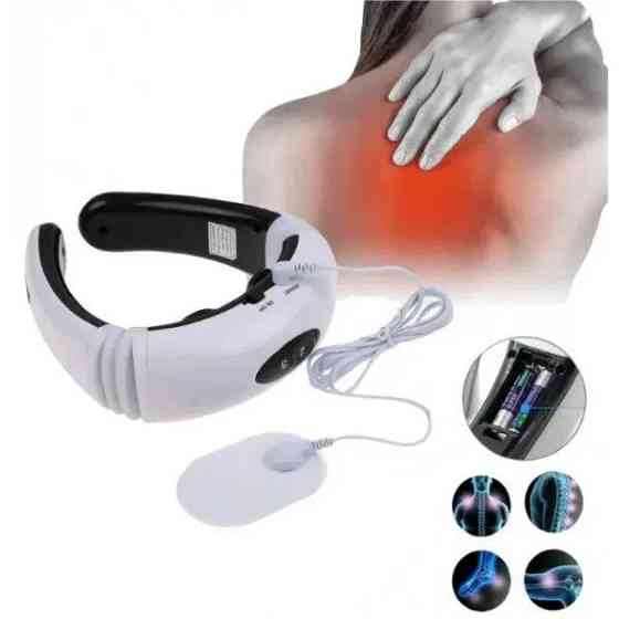 Расслабляющий массажер для шеи с ик прогревом Smart Neck Massager HX-1680, Массажеры для разминание MU-86 Львов