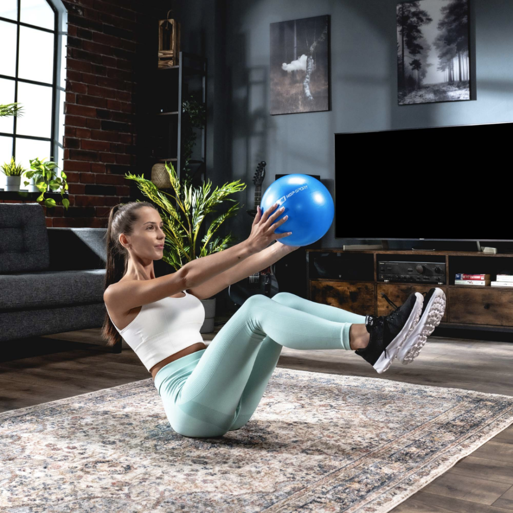 Фитбол Hop-Sport 25см голубой Киев - изображение 4