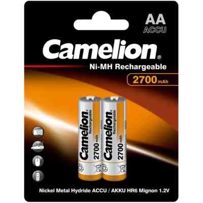 Аккумулятор Camelion AA 2700 mAh Ni-MH * 2 HR6 BP2 (NH-AA2700BC2) Винница
