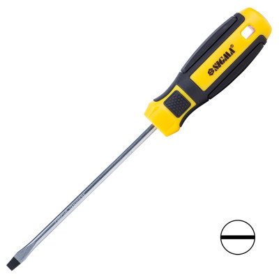 Отвертка Sigma шлицевая SL 5.0x125мм CrV Mega (4009221) Винница - изображение 1