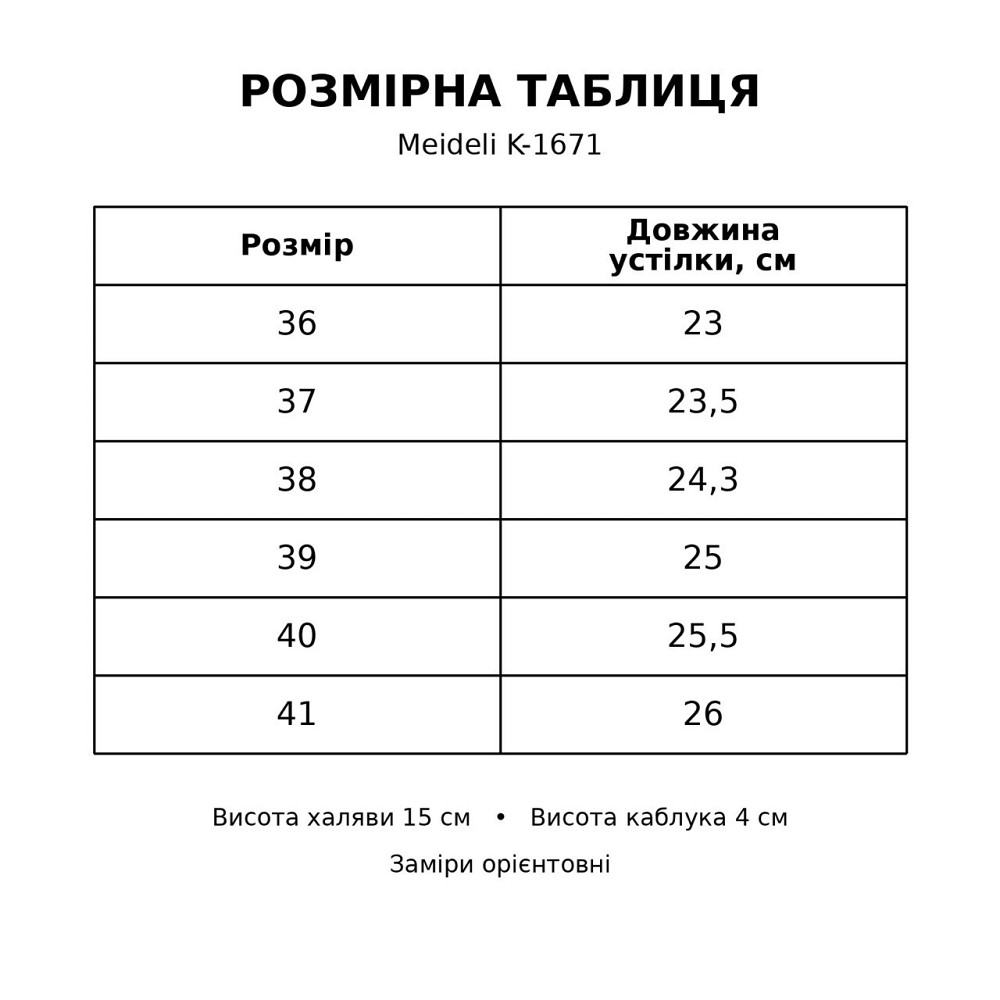 Черевики жіночі Meideli K-1671 шкіряні на хутрі зі шнурівкою літера N чорні, 38, 24,3 см Київ - фото 8