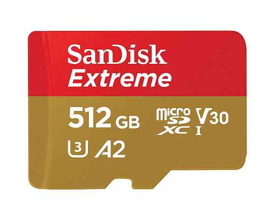 Карта пам'яті SanDisk Extreme 512ГБ microSDXC Київ