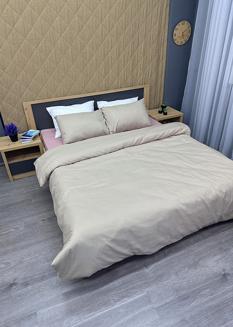 Комплект постельного белья, Decorator Rose Smoke - Rainy Day Евро 200х215 Тауп с пудровым (88-084) Киев - изображение 3