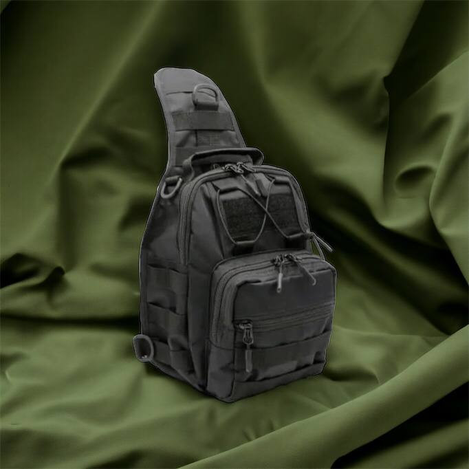 Мужская тактическая армейская нагрудная сумка, Сумка в военном стиле на плече кобура наплечная OT-74 Львов - изображение 1