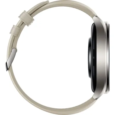 Смарт-часы Xiaomi Watch 2 Titan BHR9306GL Gray Case White Leather Strap (1093970) Винница