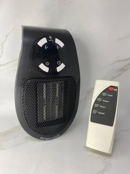 Портативний керамічний обігрівач Handy Heater 500W з дисплеєм та пультом Настінний тепловентилятор Б/В Київ - фото 7