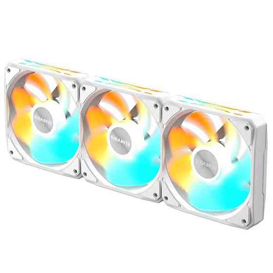 Вентилятор Gigabyte EZ Chain RVS Fan 120 Ice 3-Pack White (GP-GBT EZRVSFAN1203 ICE) ( 16017 ) Харків