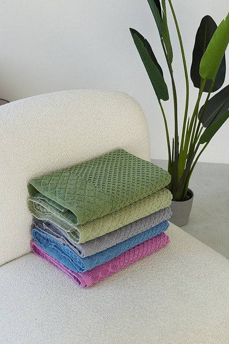 Акция! Банное махровое полотенце Ideal Textile 70х140 см Узбекистан 550 г/м2 Черновцы - изображение 2