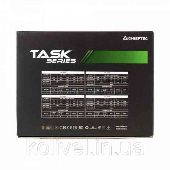 БЖ 600W Chieftec TASK TPS-600S, 120 mm, 80+ Bronze Retail Box (TPS-600S) Киев