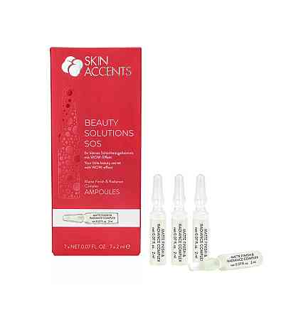 Активный концентрат для эффективного решения проблем жирной и комбинированной кожи Skin Accents Inspira 7х2 мл Киев