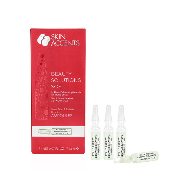 Активный концентрат для эффективного решения проблем жирной и комбинированной кожи Skin Accents Inspira 7х2 мл Киев - изображение 1