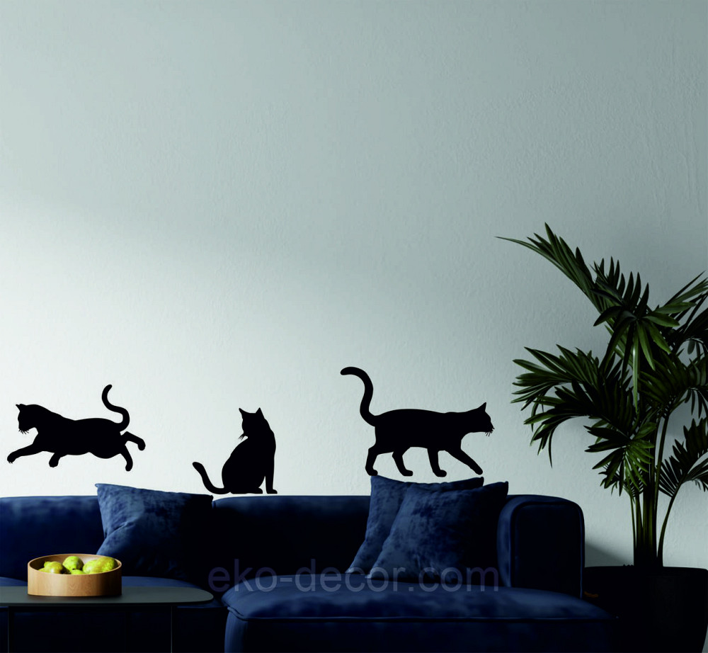 Декоративное настенное Панно «Коты», Декор на стену Киев - изображение 7