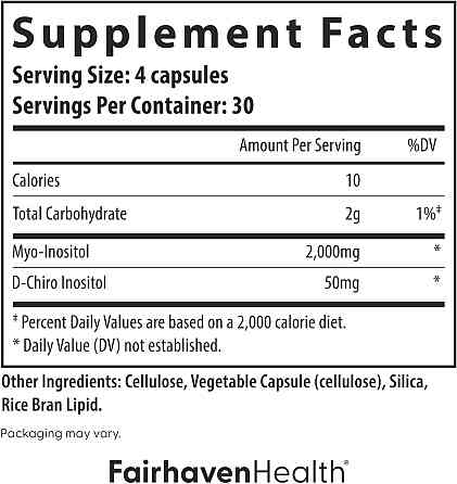 Myo + D-Chiro Inositol, 120 Capsules Луцьк