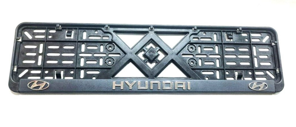 Рамка під номер пластик чорна РН-VCH-15650 Вінниця - фото 1