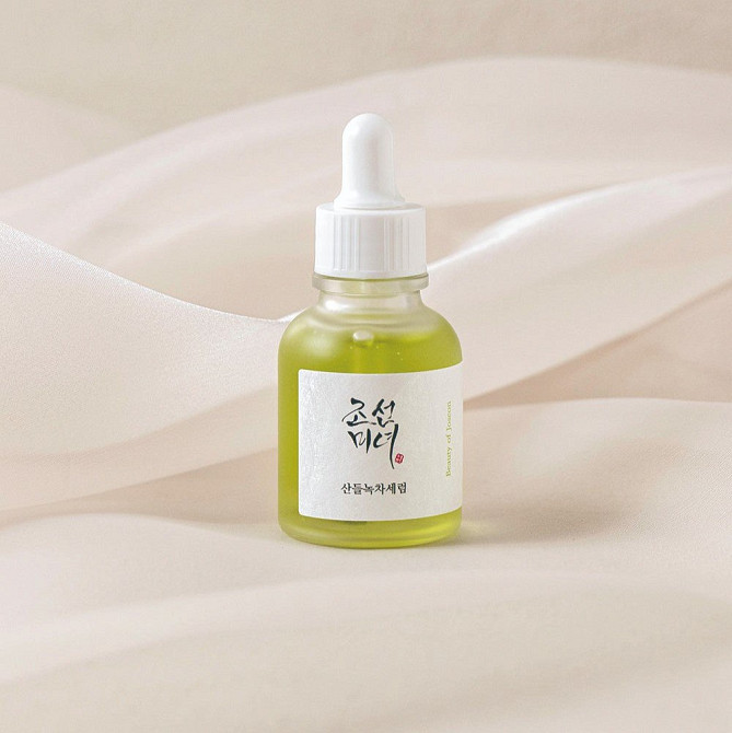 Сироватка заспокійлива на основі гідролату зеленого чаю Calming Serum: Green Tea + Panthenol Beauty of Joseon 30 мл Київ - фото 2