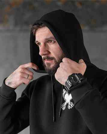 Худі CELEO на флісі black ВТ7912 Київ