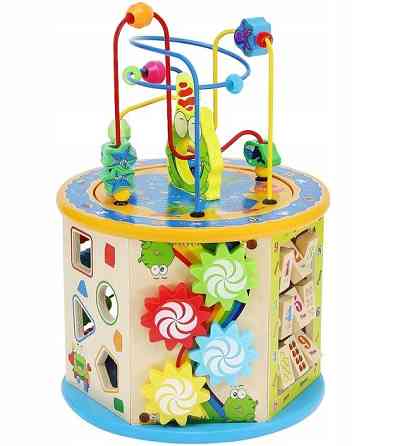 Детский Деревянный развивающий куб ,сортер ,мультибокс 8в1 Kruzzel (22429) Нововолынск