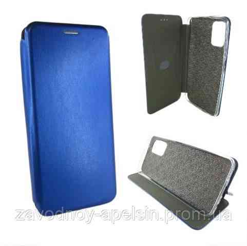Чехол книжка Подставка Samsung A03s A037 (синий) Одесса
