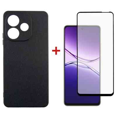 Чохол до мобільного телефона Dengos Oppo A5 Pro Case Carbon + Glass (Black) (DG-KM-150) Вінниця