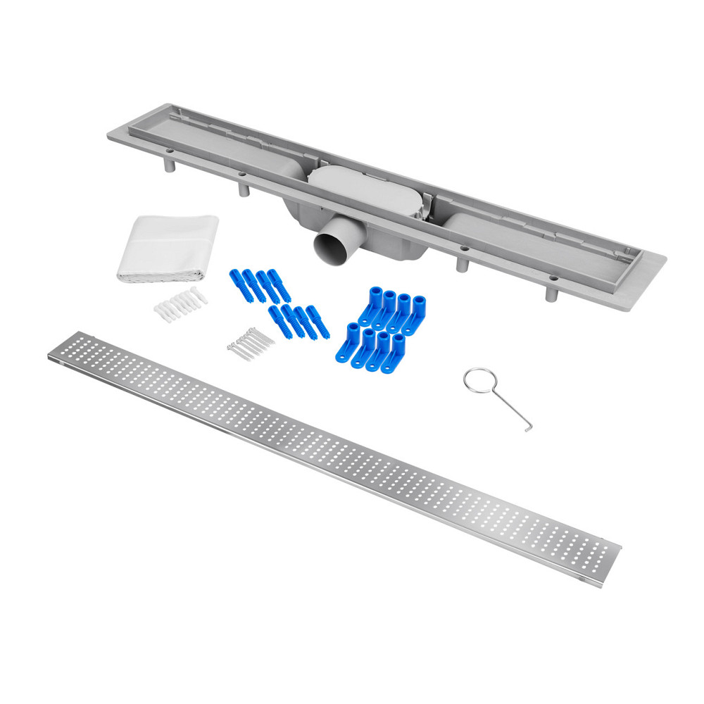 Трап Qtap Dry FB304-900 линейный с сухим затвором и нержавеющей решеткой 900х73 Киев - изображение 6