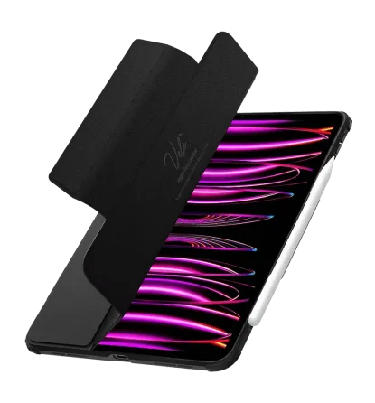 Фирменный защитный чехол-книжка Spigen Ultra Hybrid Pro для Apple iPad Pro 12.9 Black Днепр