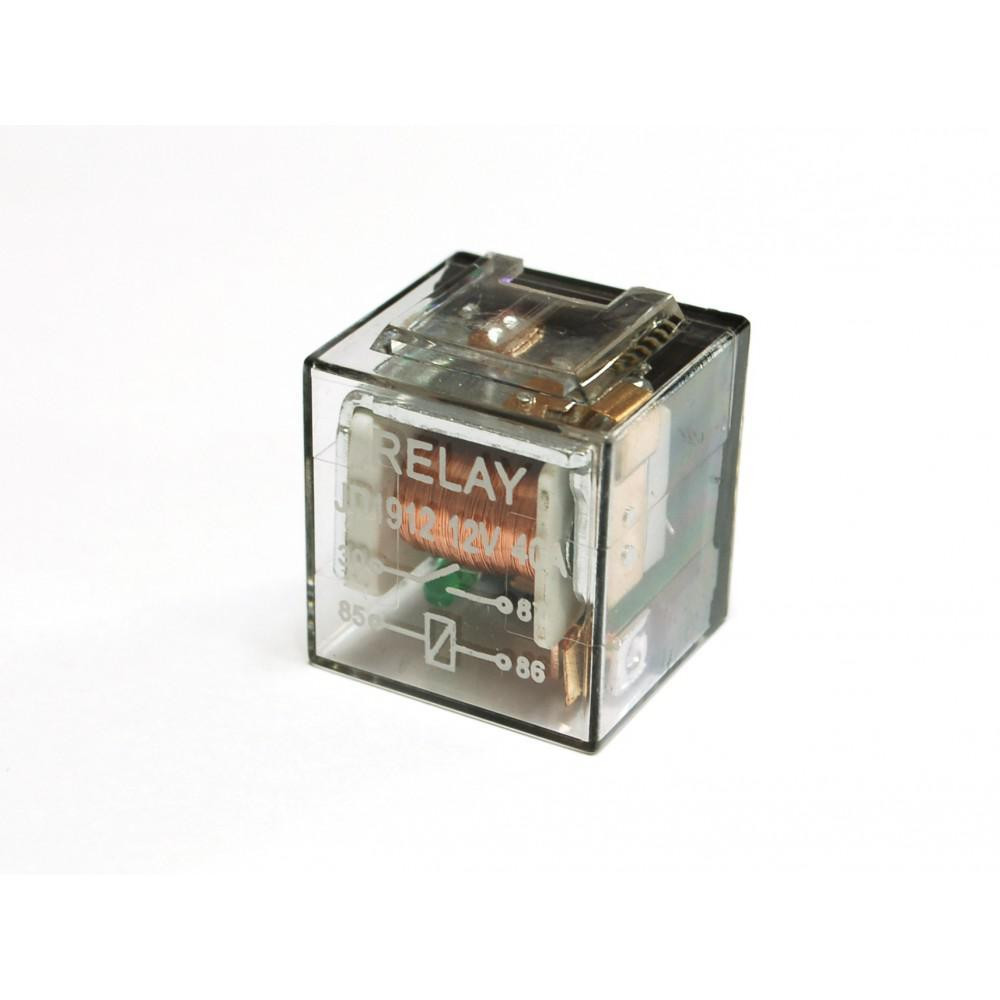 Реле 12В 80A 4-контактное прозрачное с индикатором работы и кронштейном Харьков - изображение 1