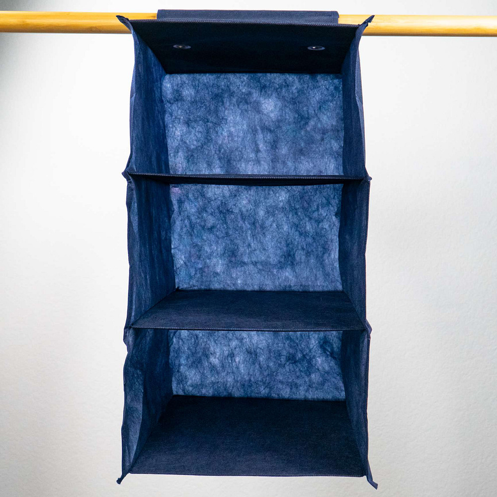 Підвісні полички органайзер для зберігання речей 62x30x30 см L HP-L (Синій) Суми - фото 4