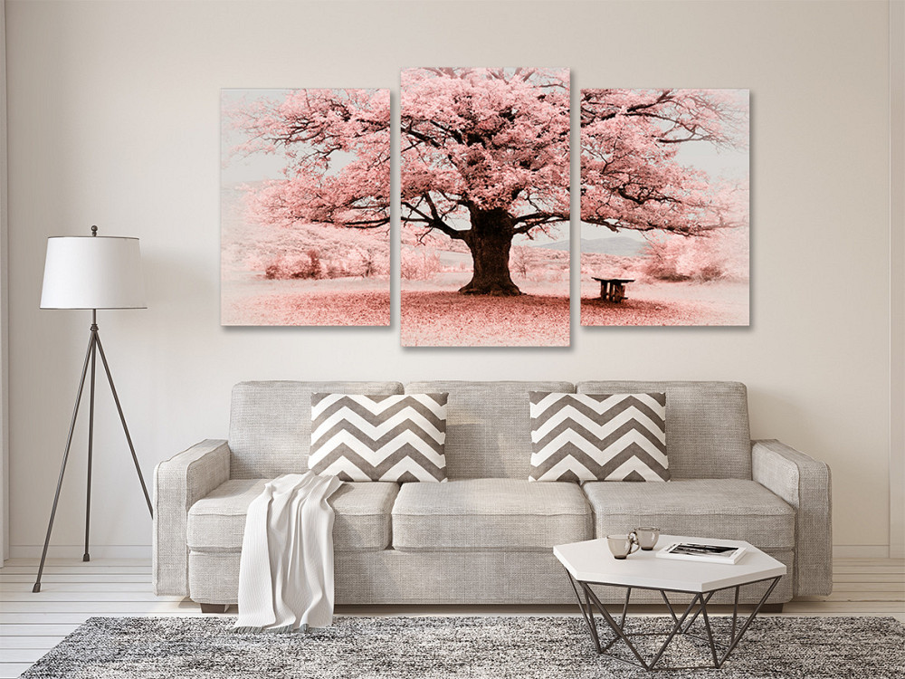 Модульная картина в гостиную / спальню Рожеве дерево  Art-732_3 Киев - изображение 2