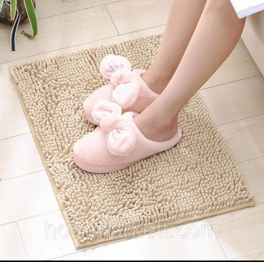 Коврики для ванной и туалета набор ковриков светло-бежевый 80 х 50 см и 50 х 40 см Харьков - изображение 3