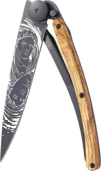 Универсальный Складной Нож с лазерной гравировкой Близнецы Deejo 