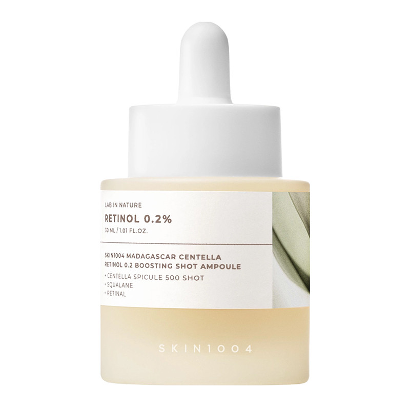 Антивозрастная сыворотка для лица с витамином А и микроиглами Retinol 0.2 Boosting Shot Ampoule SKIN1004 30 мл Киев - изображение 2
