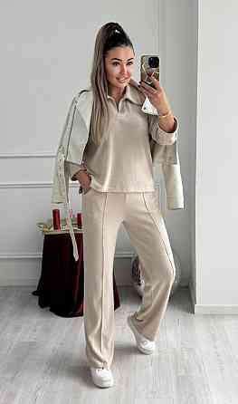 Жіночий базовий в'язаний костюм-двійка з ангори Таш, 40/42 Одеса