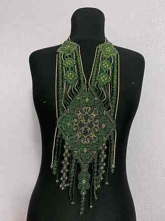 Гердан «Орнаментальний» з бісеру Коломия