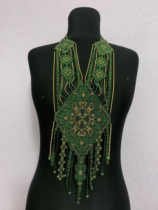 Гердан «Орнаментальний» з бісеру Коломия - фото 1