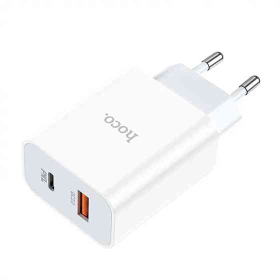 Мережевий зарядний пристрій HOCO C97A PD20W+QC3.0 charger White Київ