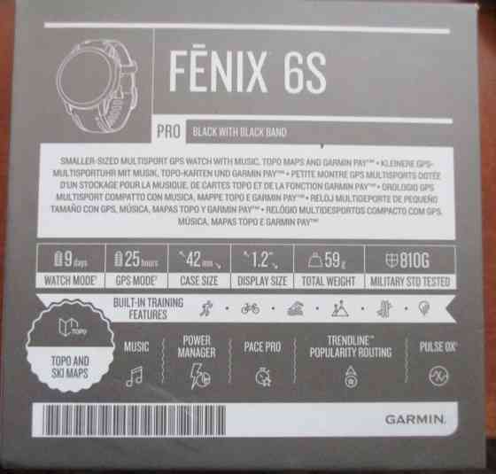 Часы: Garmin Fenix 6S Pro Київ