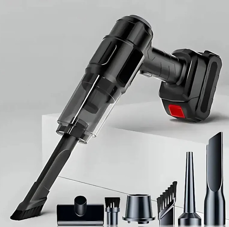 Пилосос акумуляторний ручний Vacuum Cleaner 9997, чорний Вінниця - фото 3