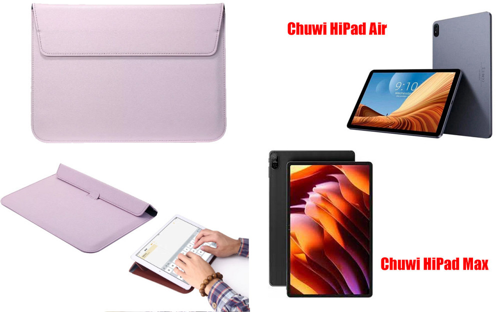 Чохол-конверт VitoCase для Chuwi HiPad Air, з функцією підставки для планшета Чорний Фіолетовий Київ - фото 1