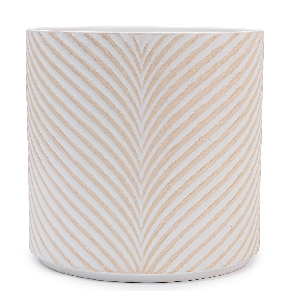 elemi Набір кашпо для квітів керамічні elemi "Листок" (13"; 16"; 19") (1,3 л; 2,3 л; 4,5 л) біл Коломыя - изображение 9